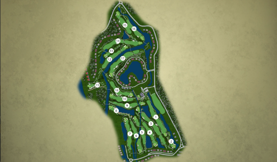 Aquella Golf & Country Club layout