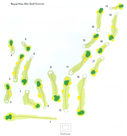  Royal Hua Hin Golf Course Course layout